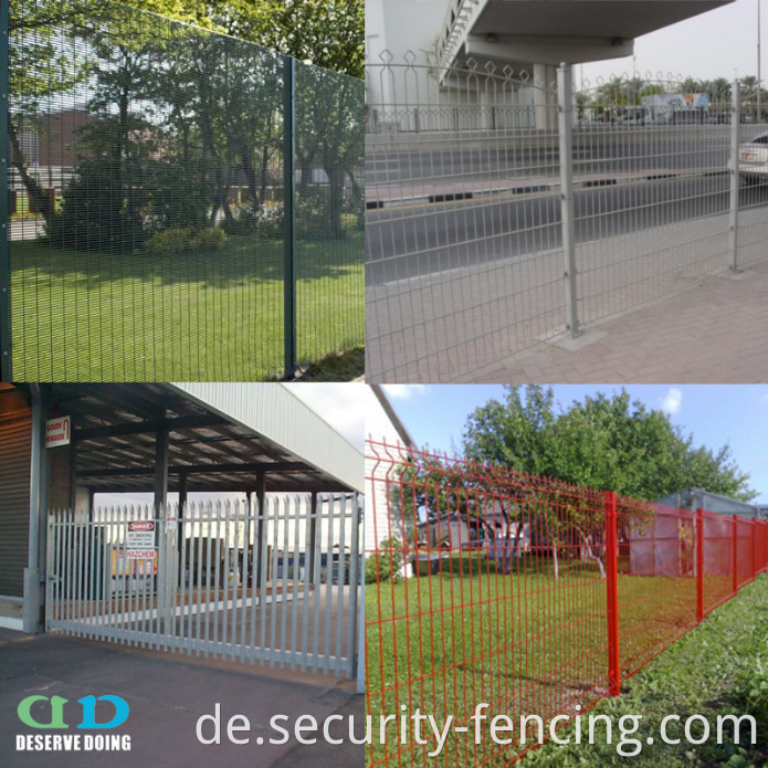 Zäune Miete vorübergehende Heras -Zaunpaneele Temporäre Metallzäune Paneele